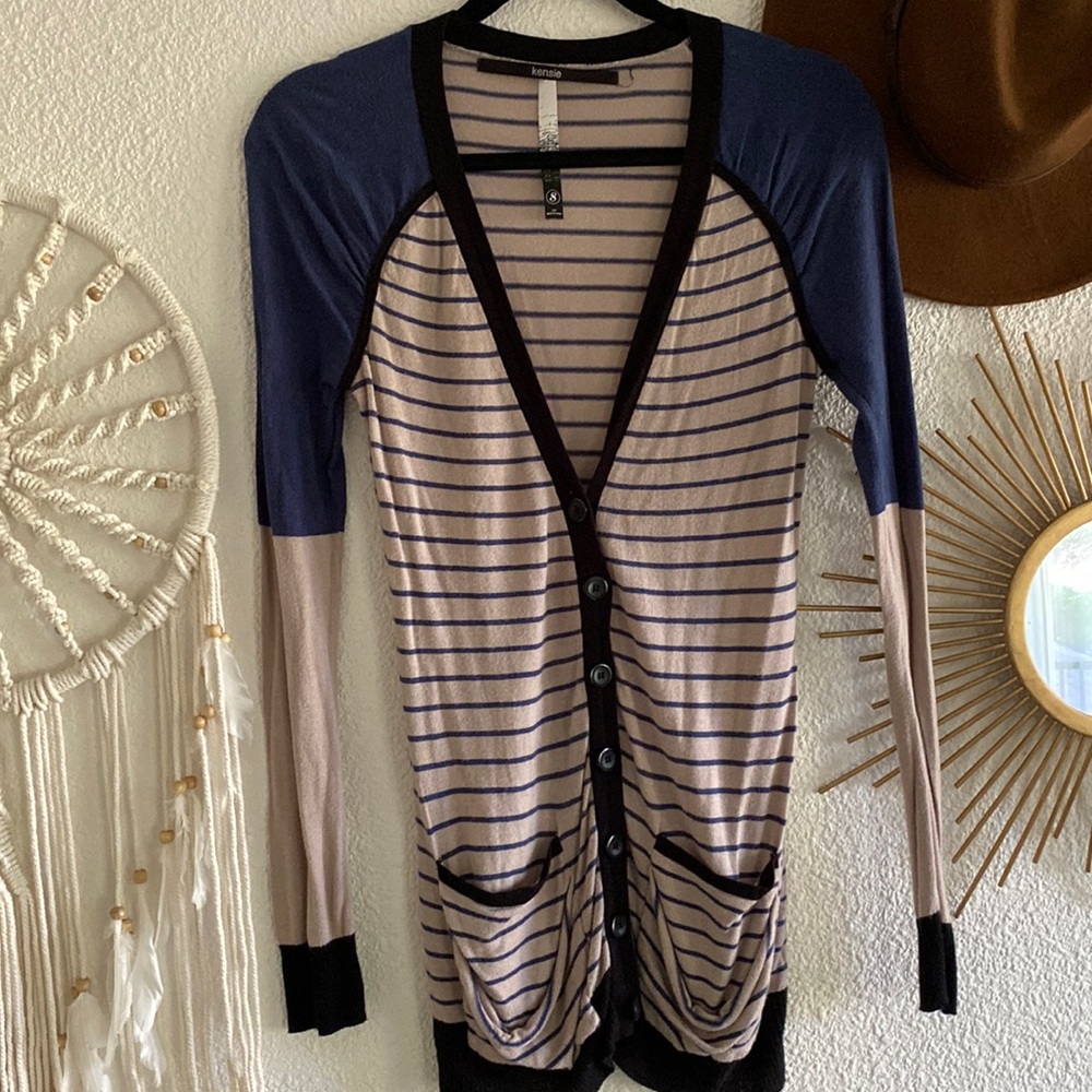 Kensie | Colorblock Cardigan | Small